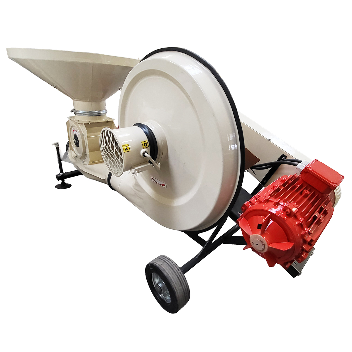 Tonnenschweres Gut mit Luft ans Ziel befördert! Das Kessens-Standard-Gebläse-Sortiment.